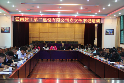 公司召開上半年黨支部考核暨黨支部書記培訓會